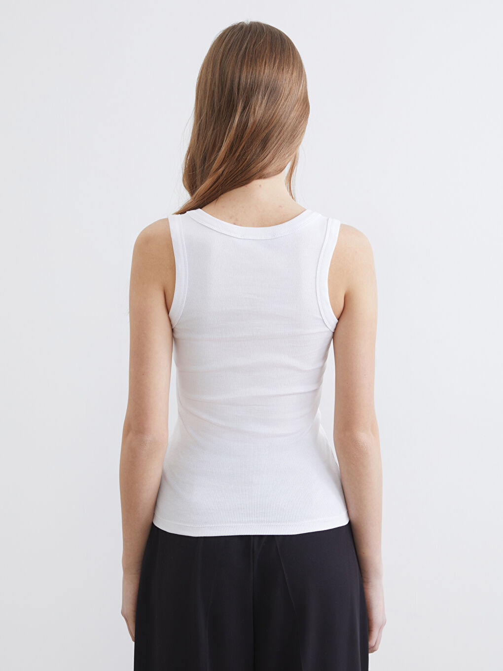Woman WHITE Tank Top-3