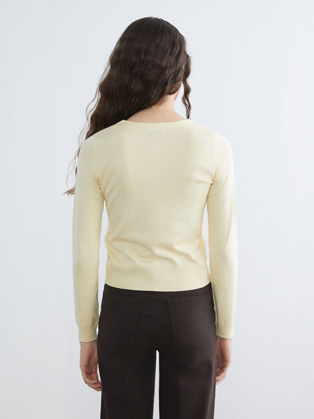 Woman YELLOW Cardigan-3