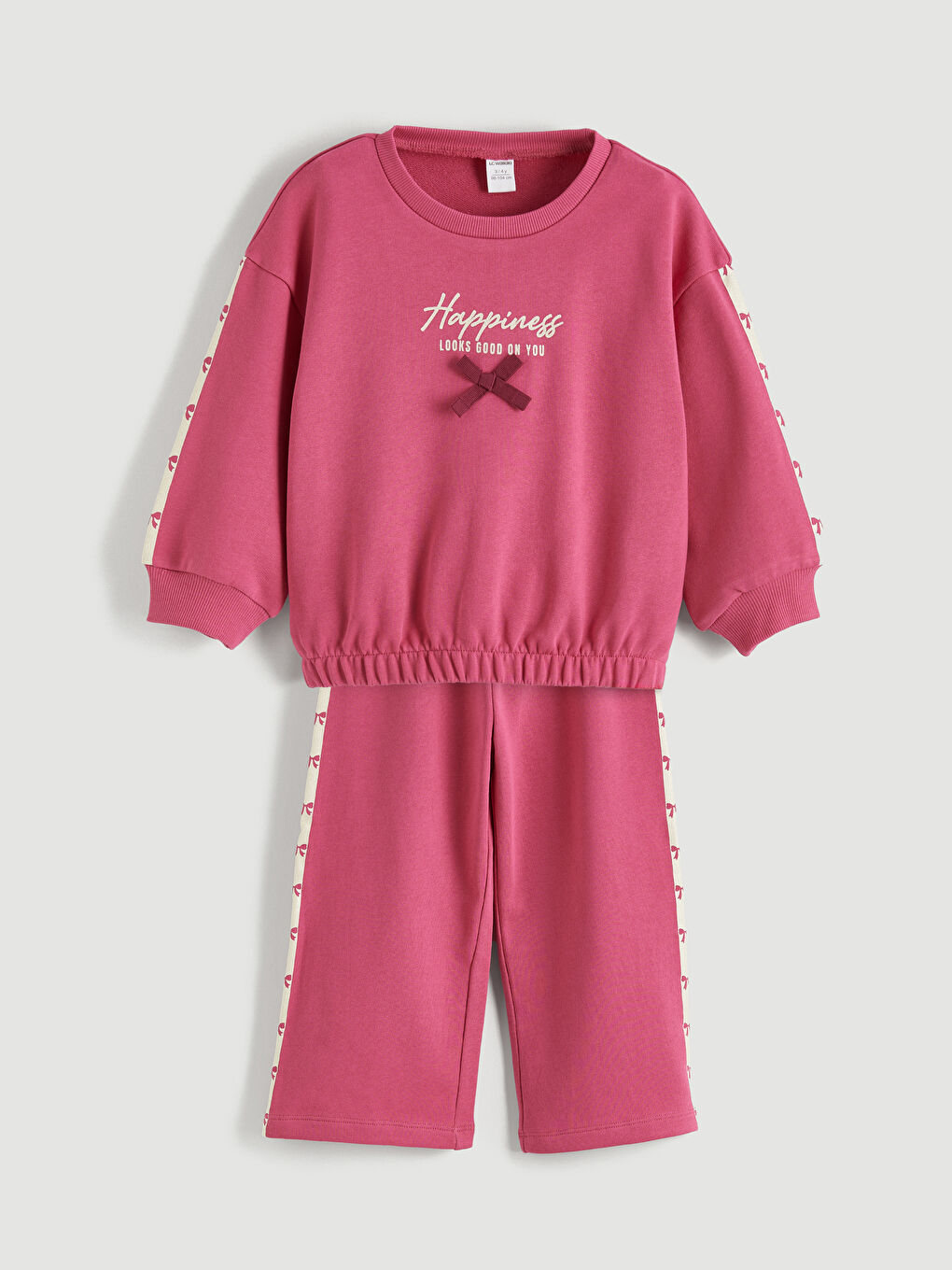 Girls' Printed Sweatshirt and Trousers Set