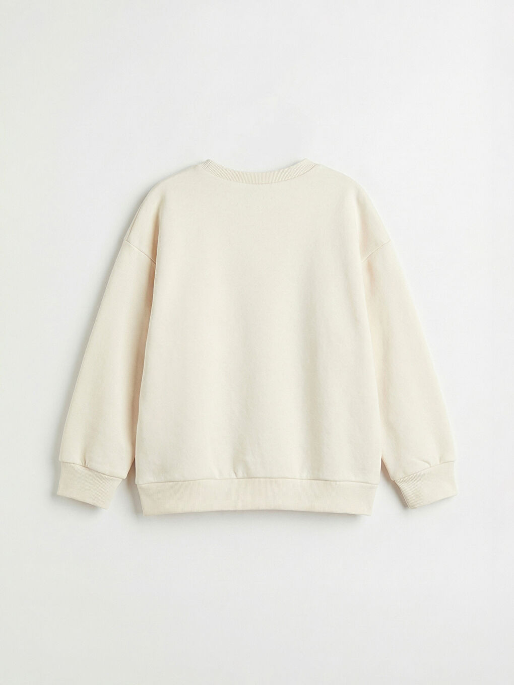 Ekru Kuromi Baskılı Kız Çocuk Kalın Sweatshirt-1