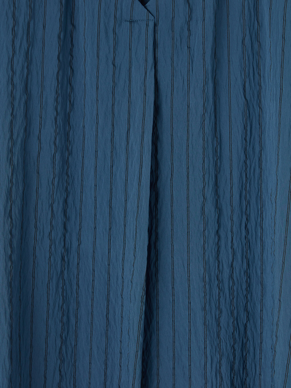 V Neck Striped Oversize Dress-6