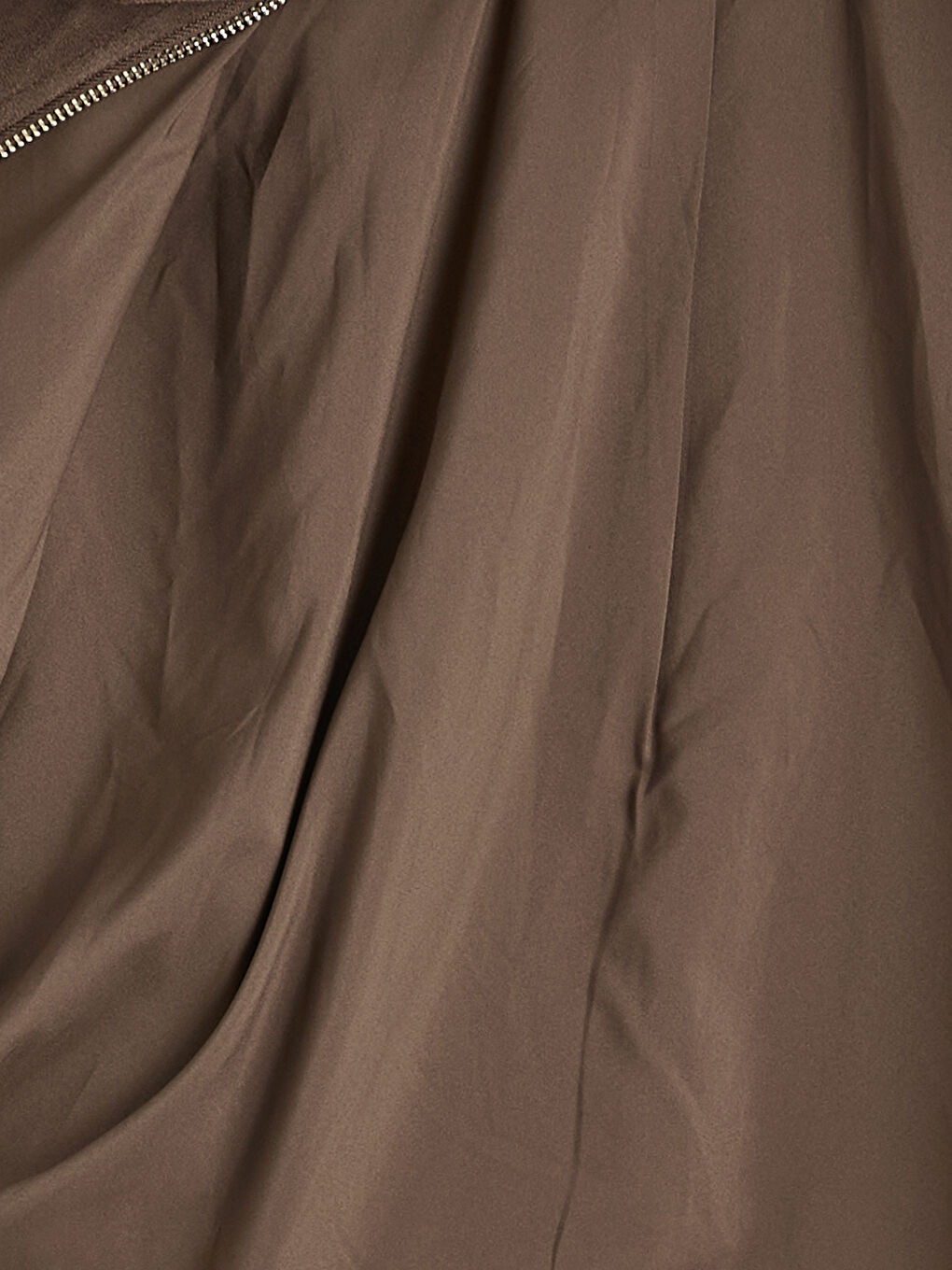 Kahverengi Gömlek Yaka Süet Görünümlü Kadın Ceket-6