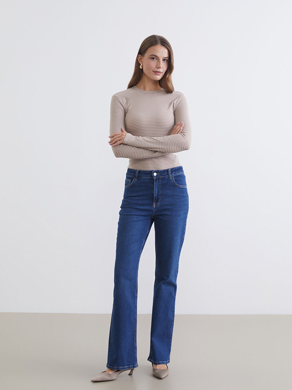 BEŽ Bodi majica Žena-1