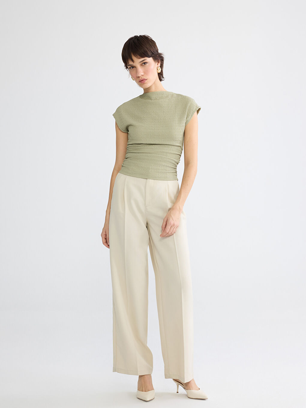 Woman GREEN Blouse-1