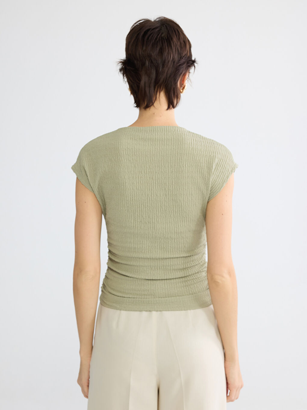 Woman GREEN Blouse-3
