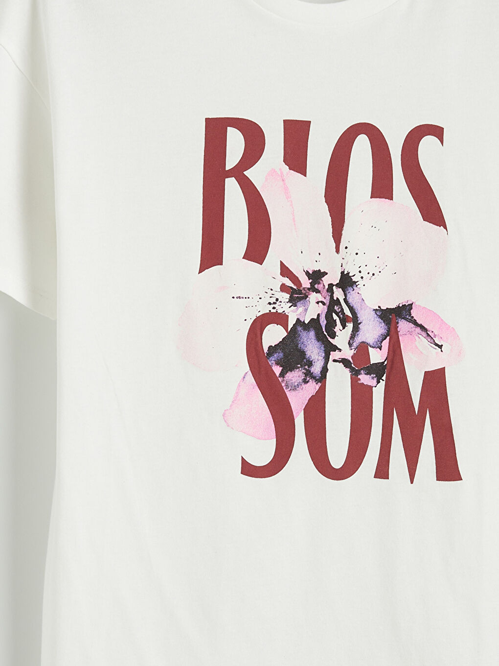 Crew Neck Printed Women's T-Shirt-5