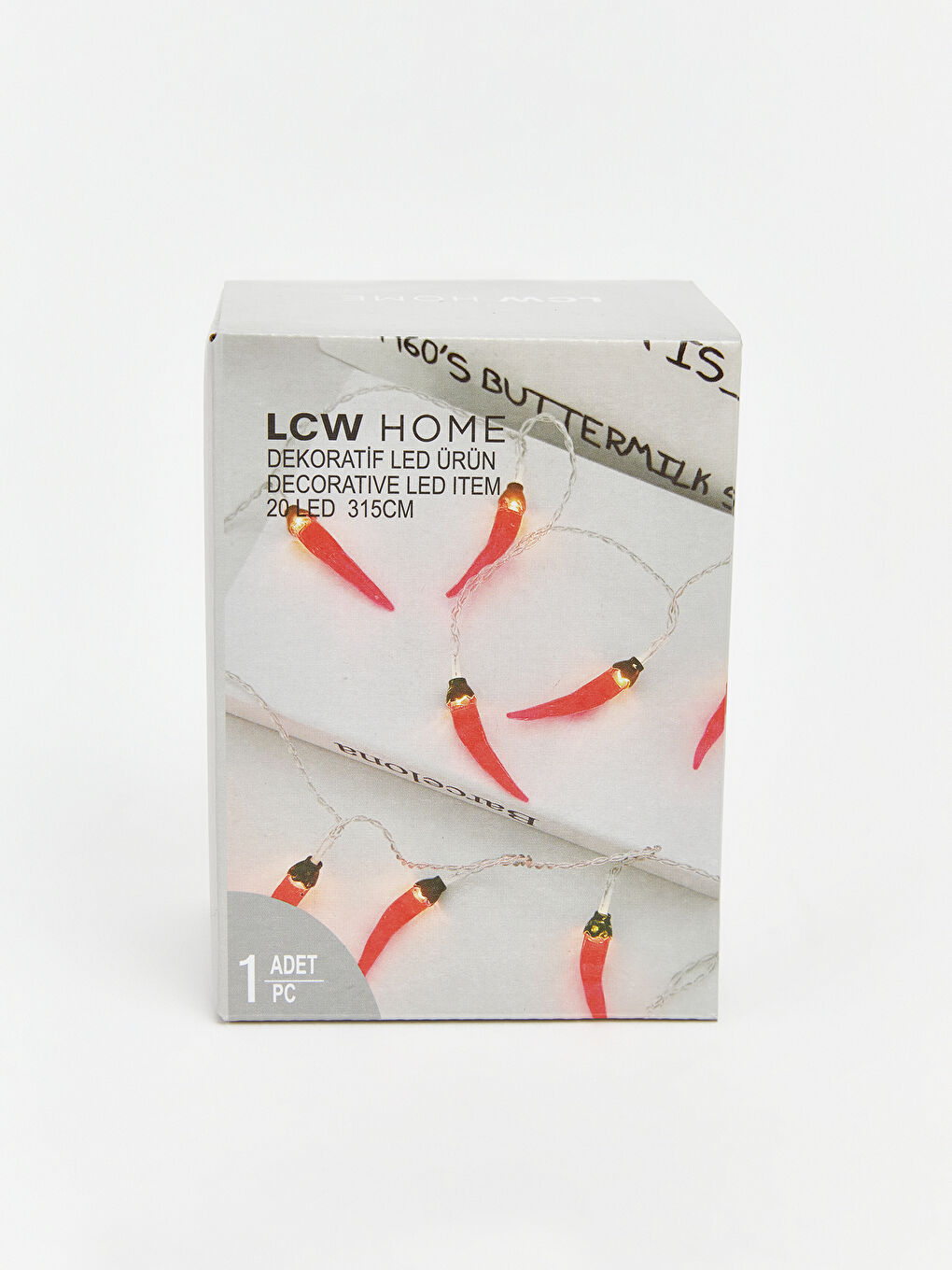 Karışık Biber Figürlü Dekoratif Led Işık 315 cm-1