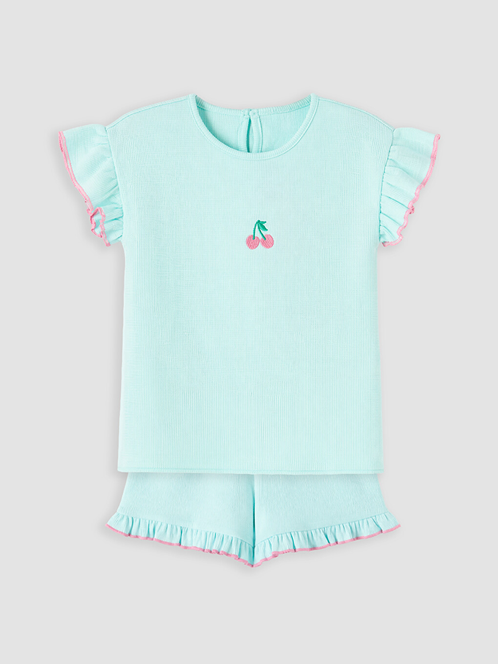 Embroidered Girls' Set