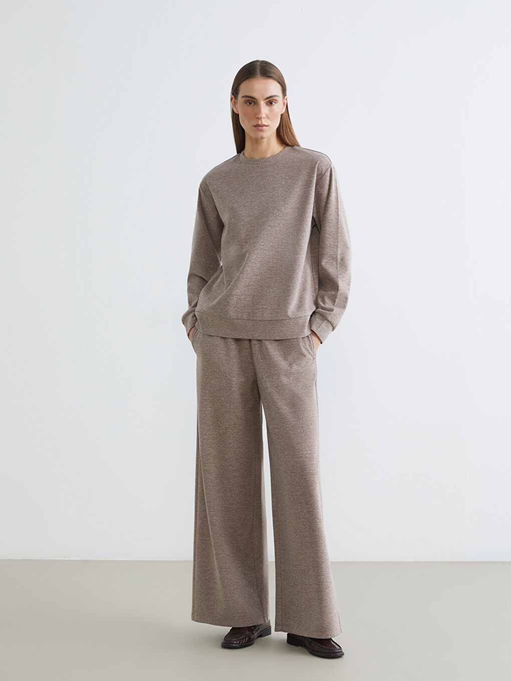 Crew Neck Women's Sweatshirt-1