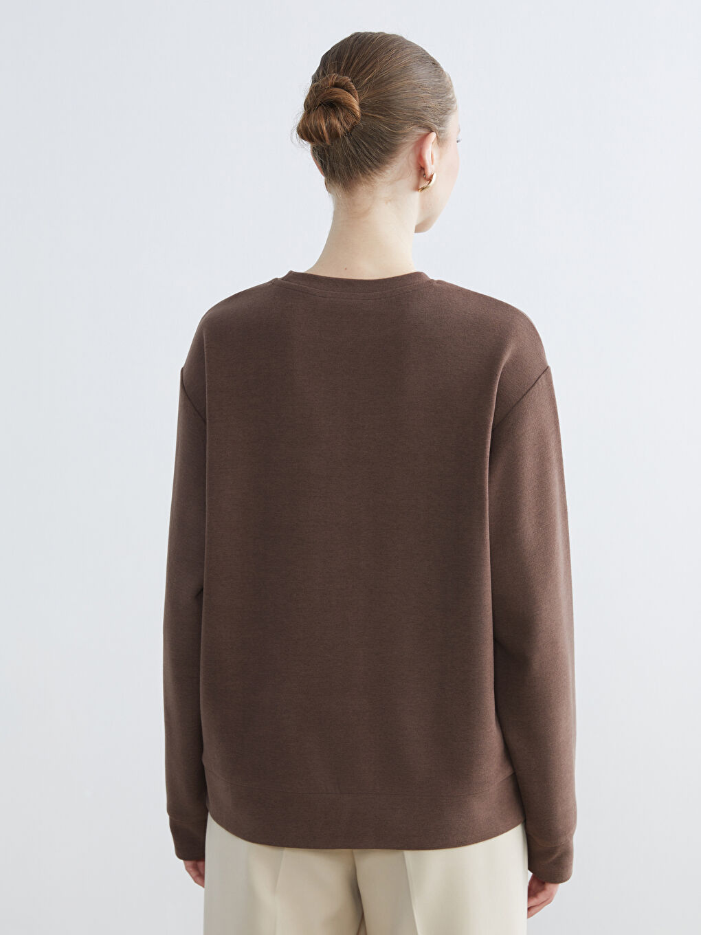 Crew Neck Women's Sweatshirt-3