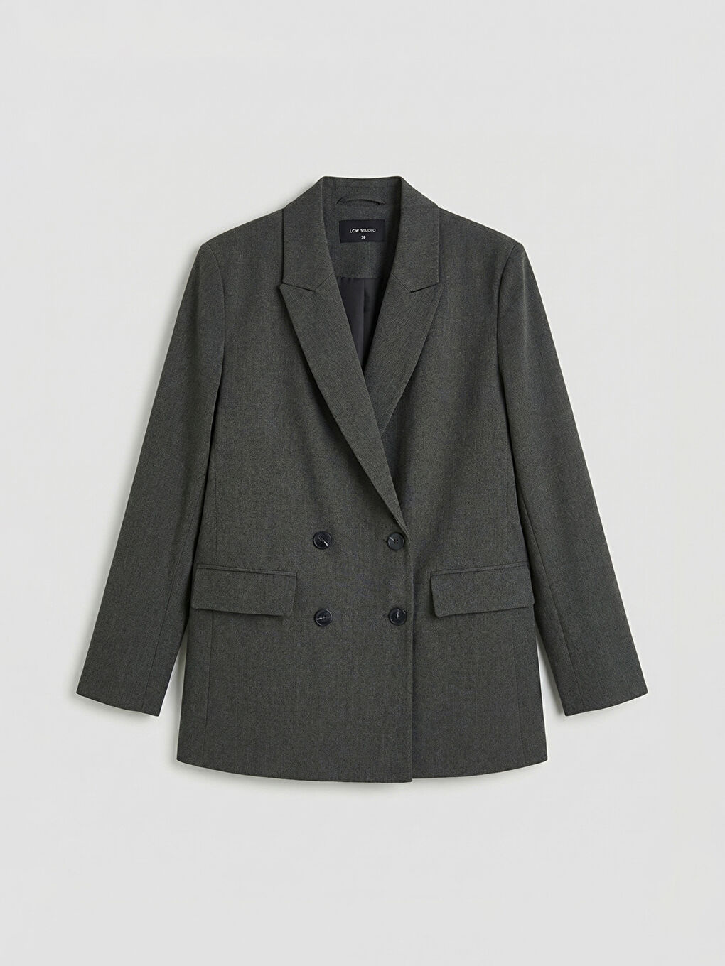 بليزر رمادي امرأة