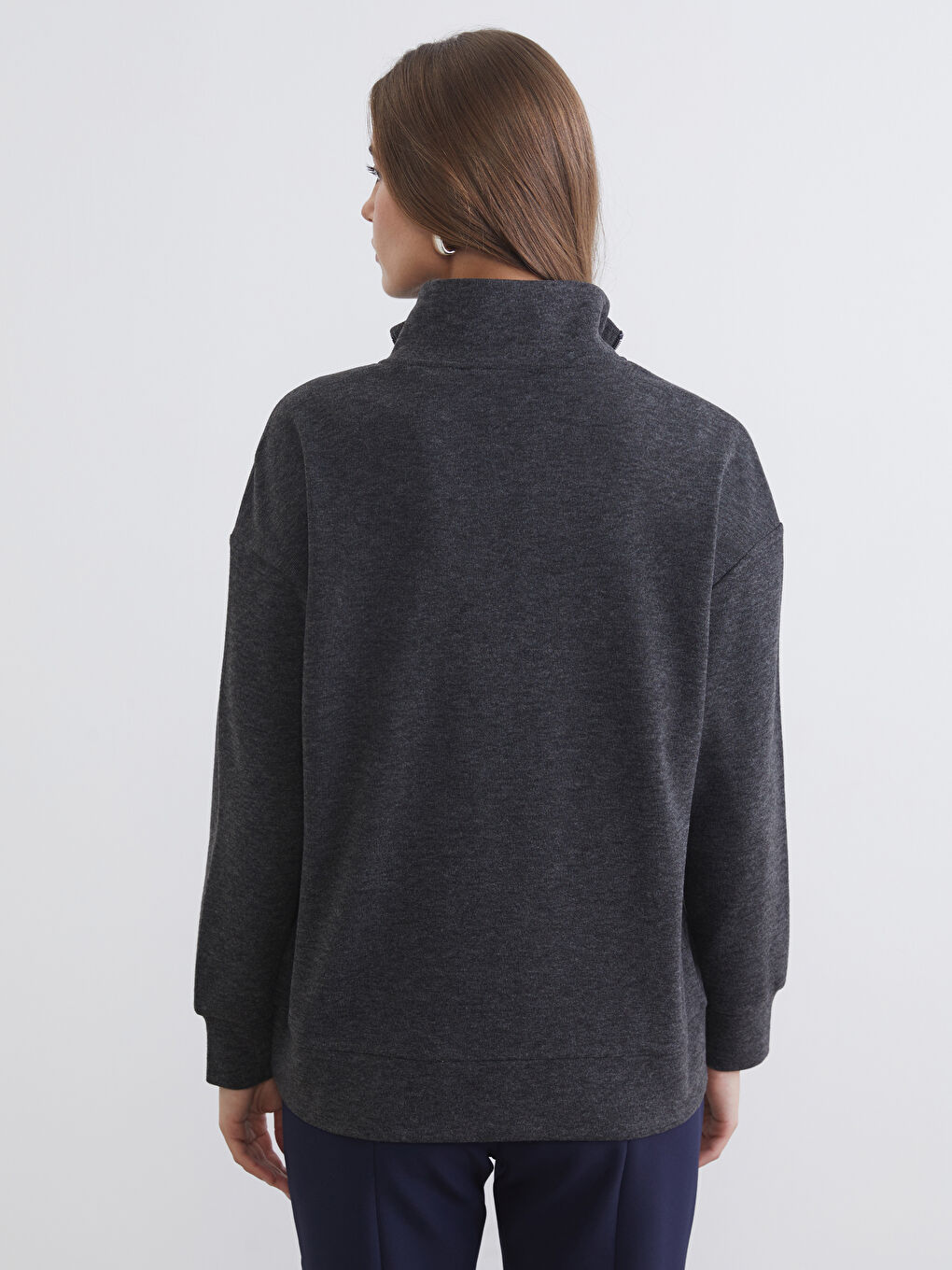 Woman ANTHRACITE Sweatshirt-3