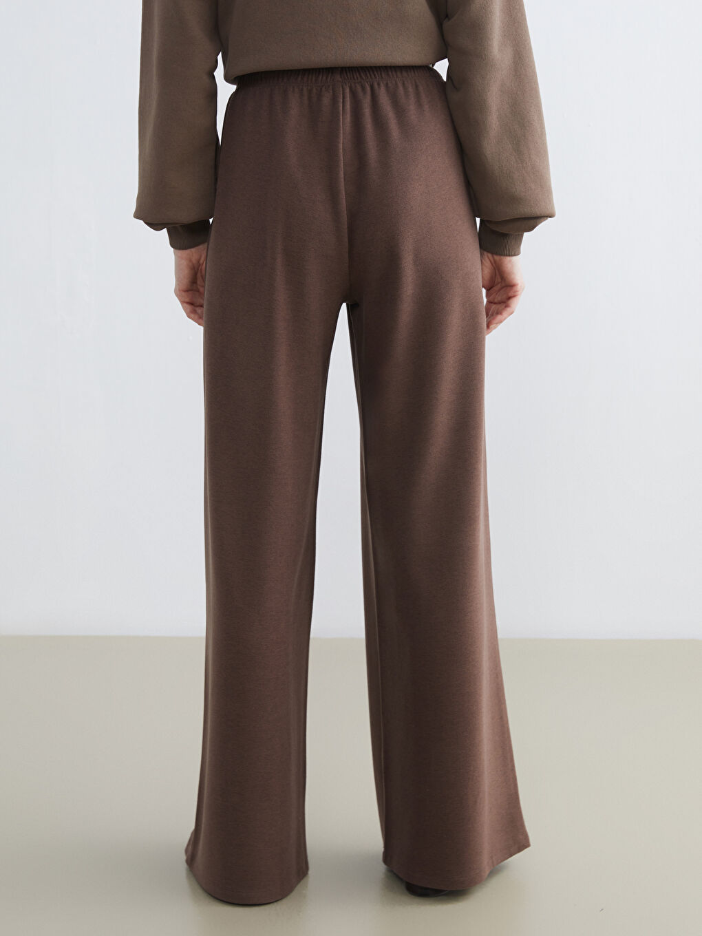 Женщины Коричневый Брюки‑джоггеры-3