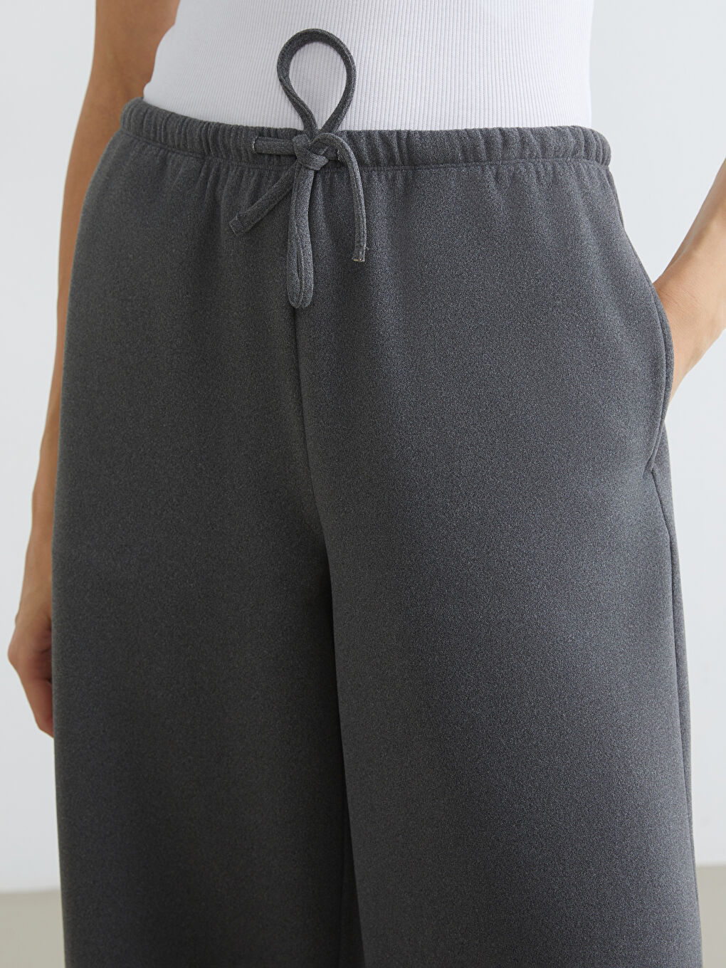 بنطال رياضي انثراسايت / رمادي داكن امرأة-2