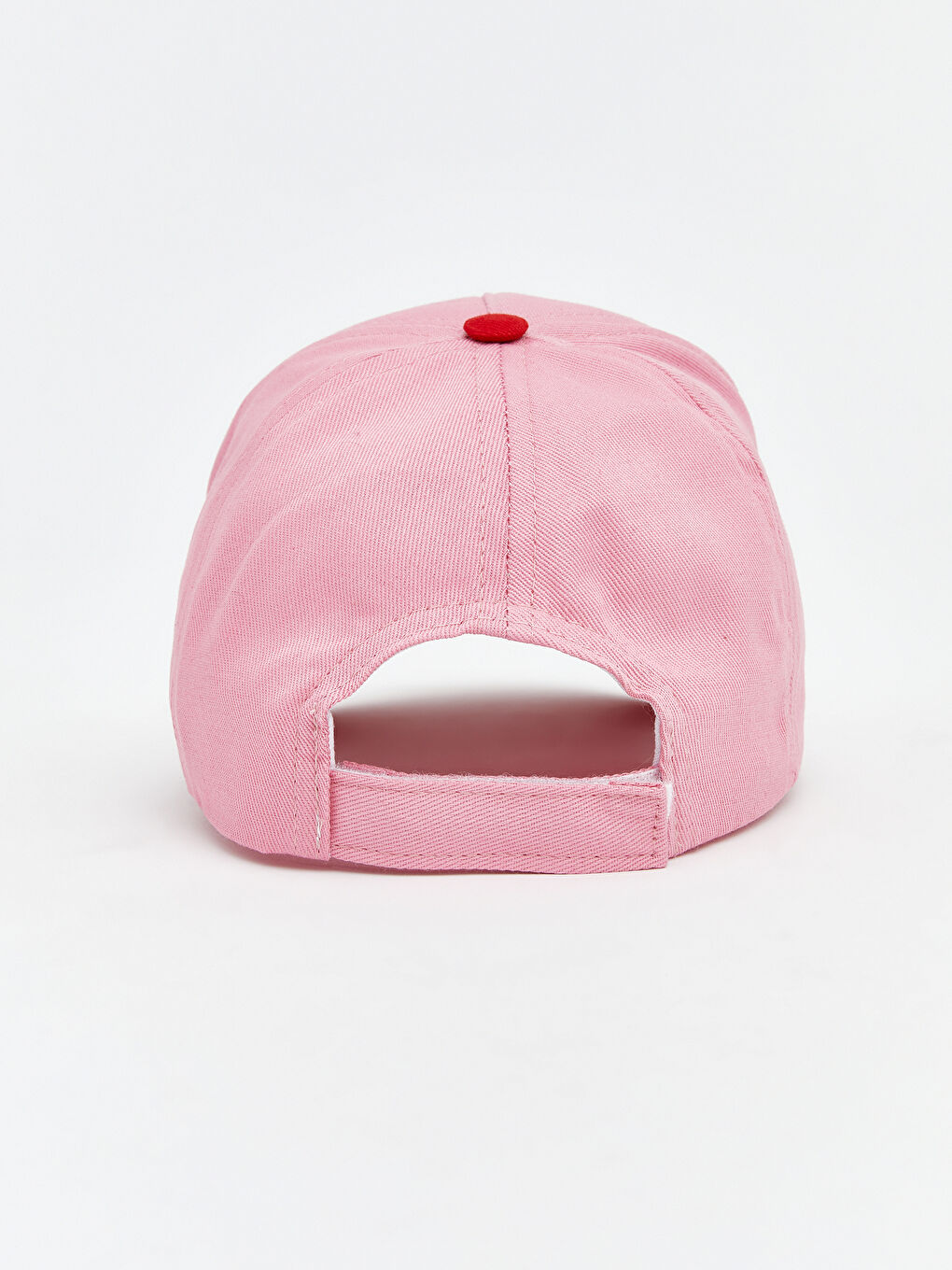 Pembe Kalp Nakışlı Kız Çocuk Kep Şapka -2