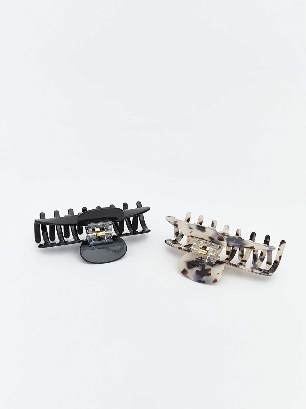 Karışık Desenli Kadın Mandal Toka Seti 2'li-1