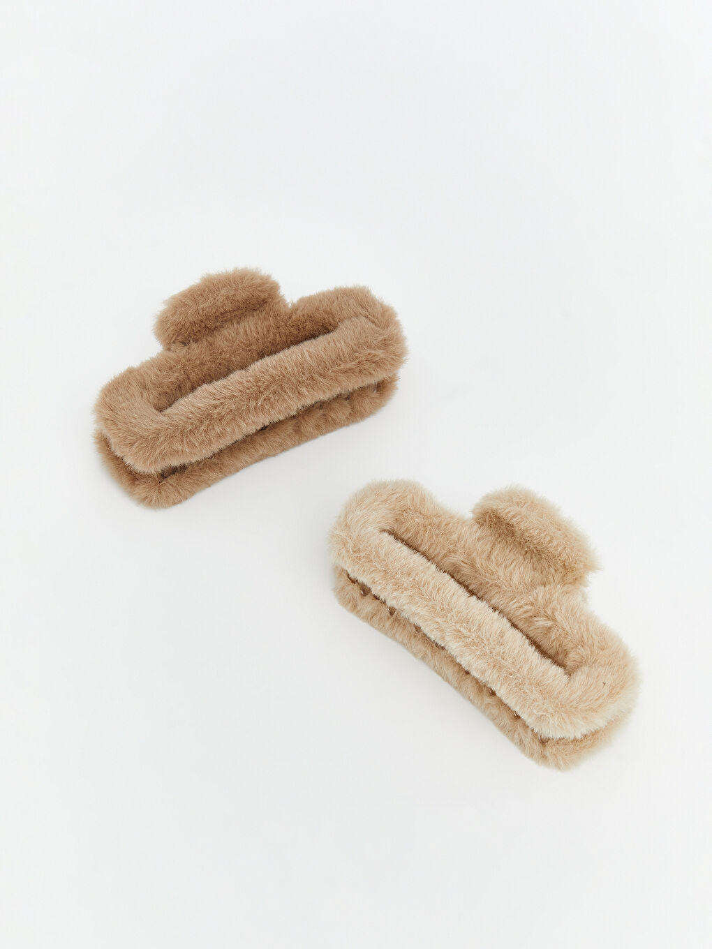 Karışık Kadın Pelüş Mandal Toka 2'li-2