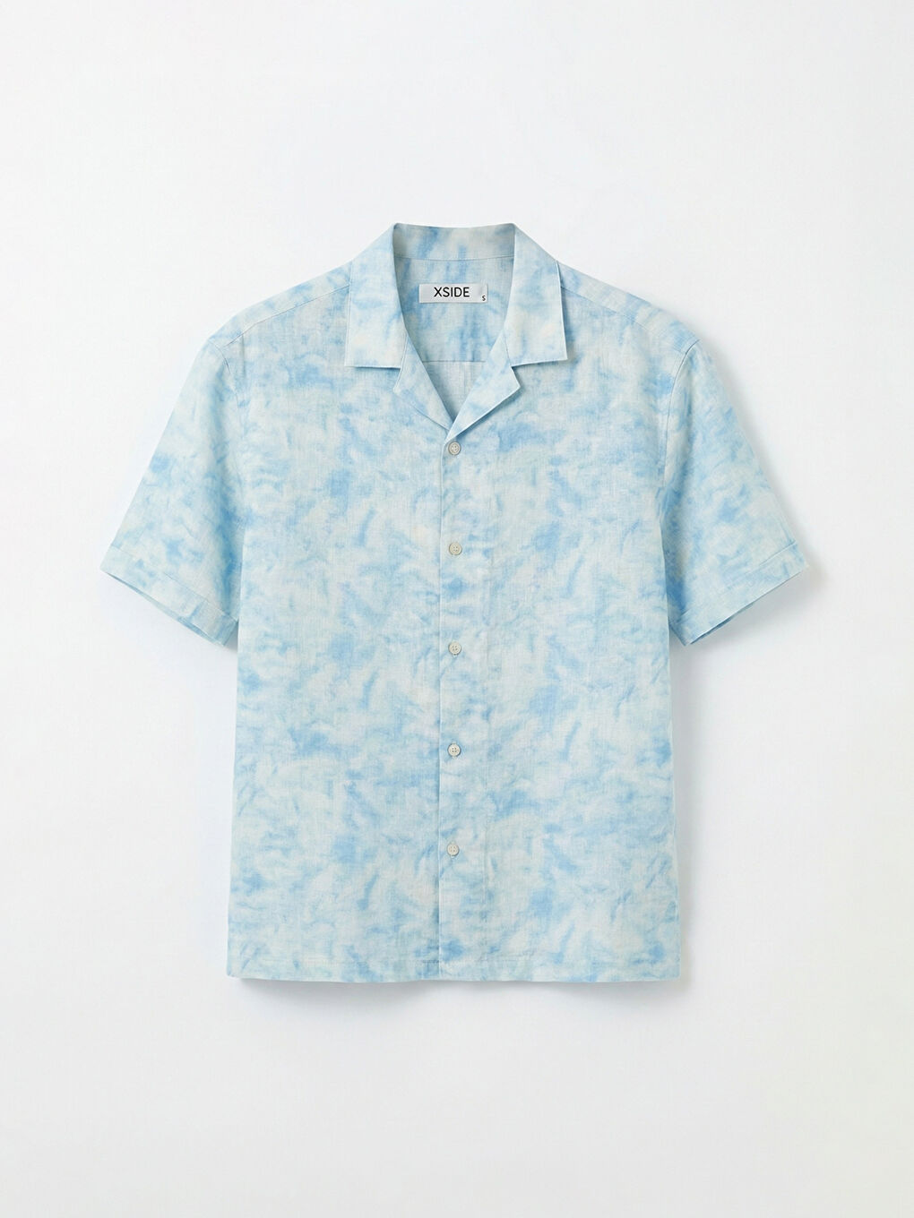 Mavi Loose Fit Desenli Poplin Erkek Gömlek-4