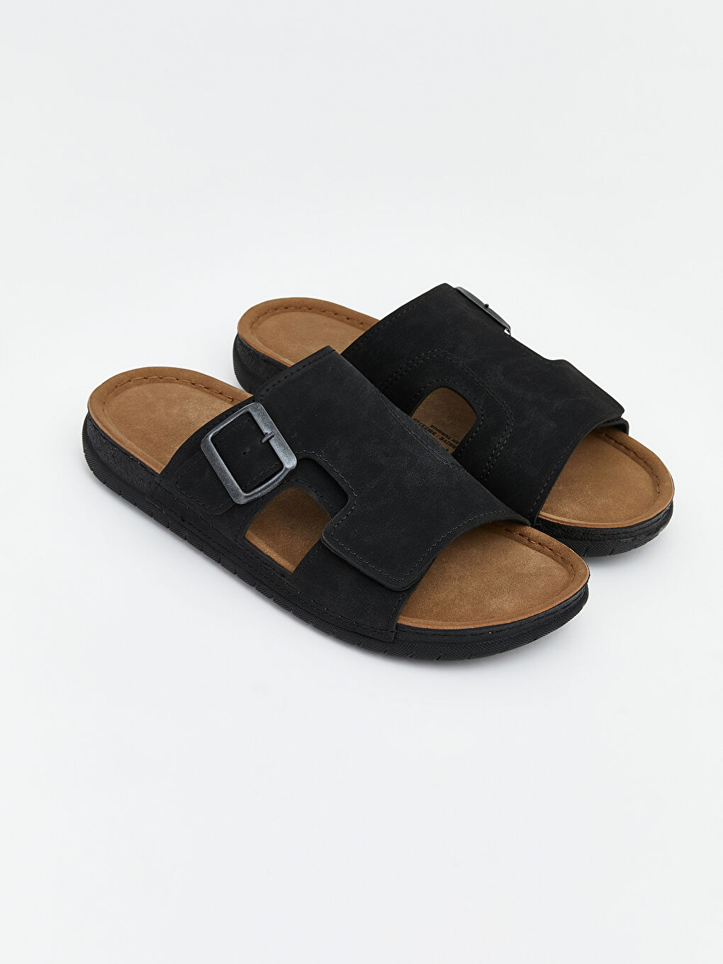 Siyah Süet Görünümlü Erkek Ev Terliği