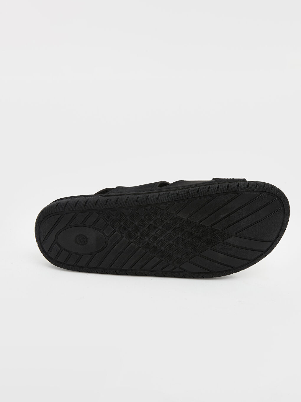 Siyah Tokalı ve Cırt Cırtlı Erkek Sandalet-3