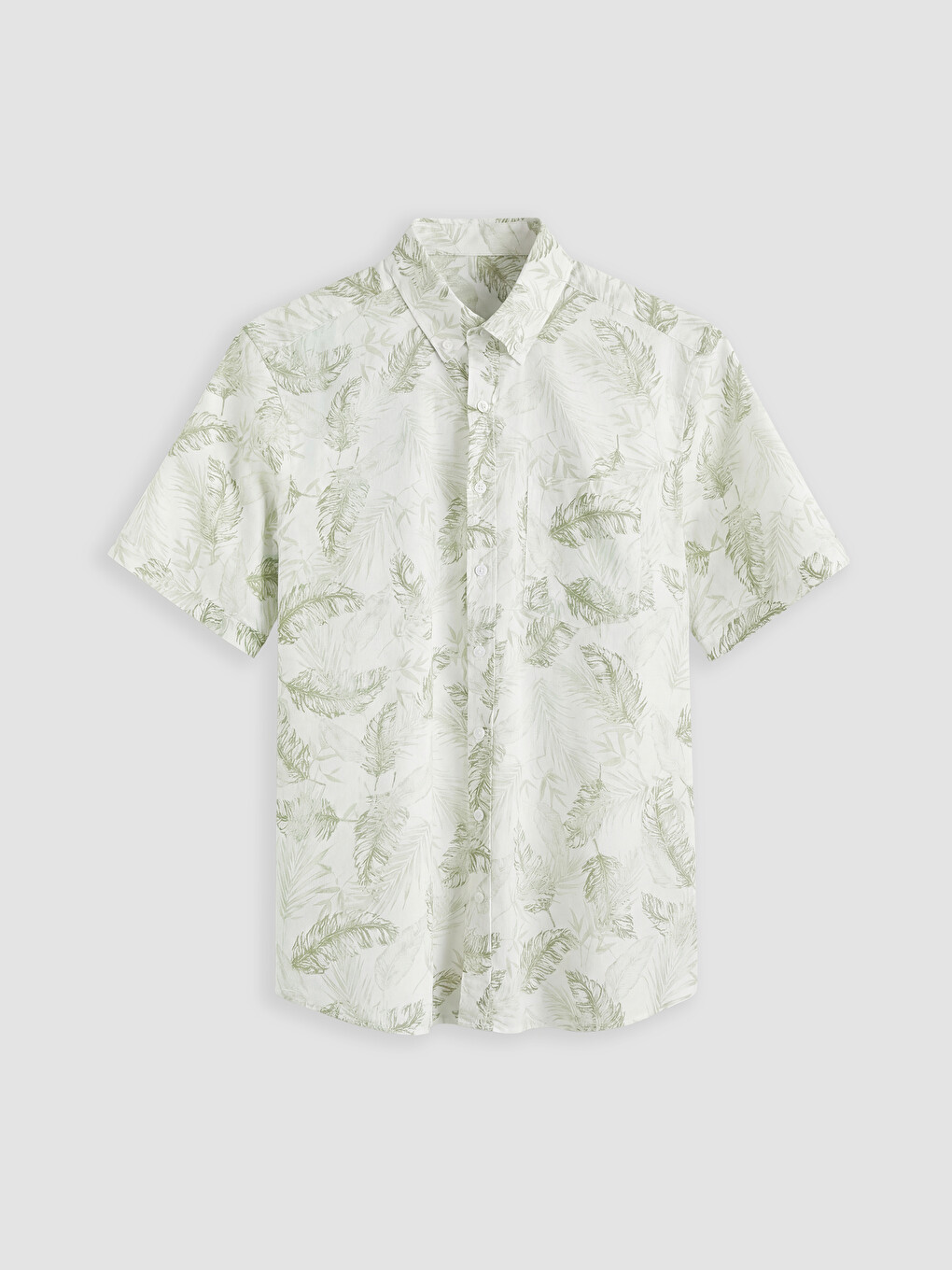 Regular Fit Patterned Men's Shirt-4