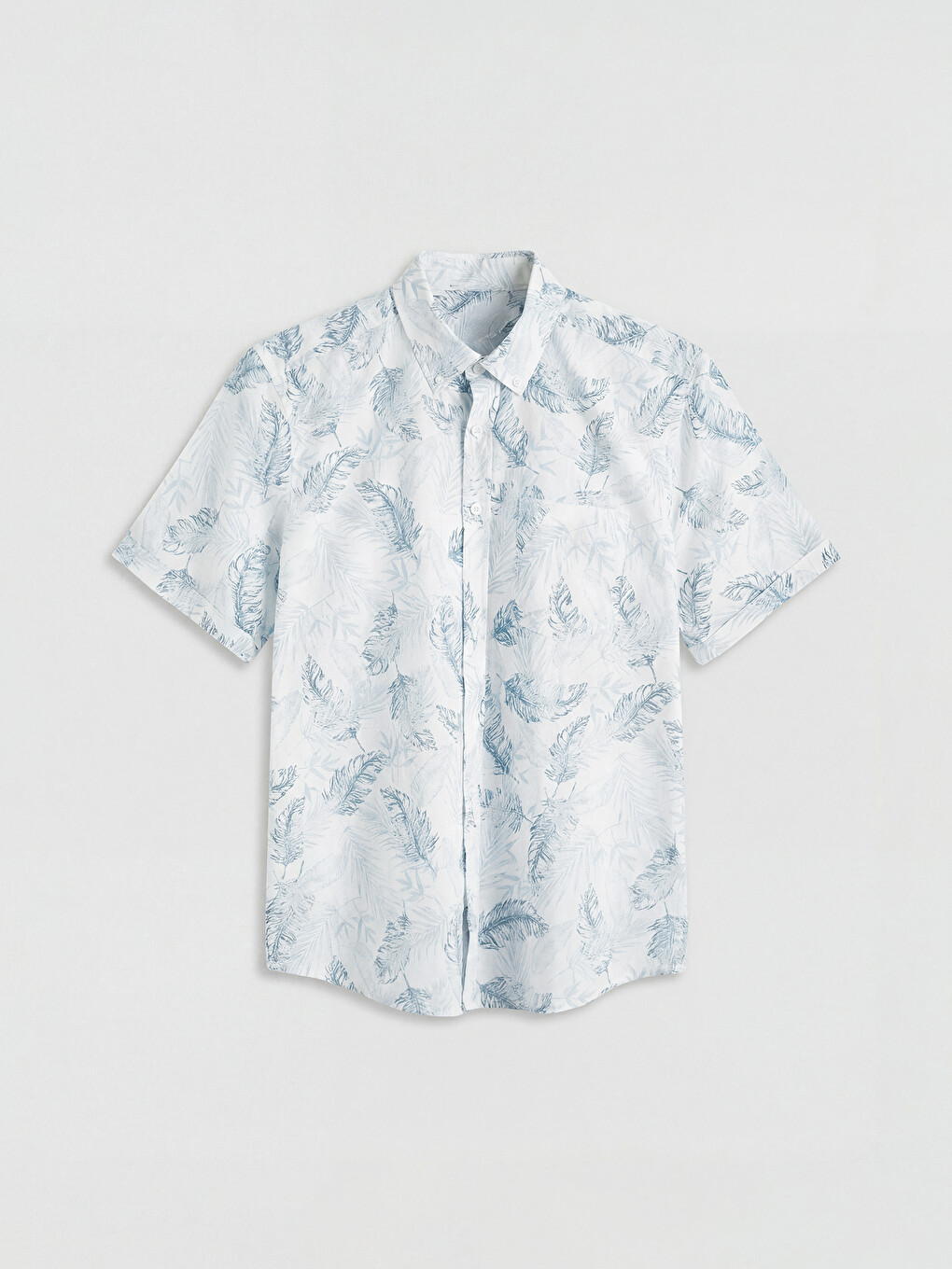 Regular Fit Patterned Men's Shirt-4