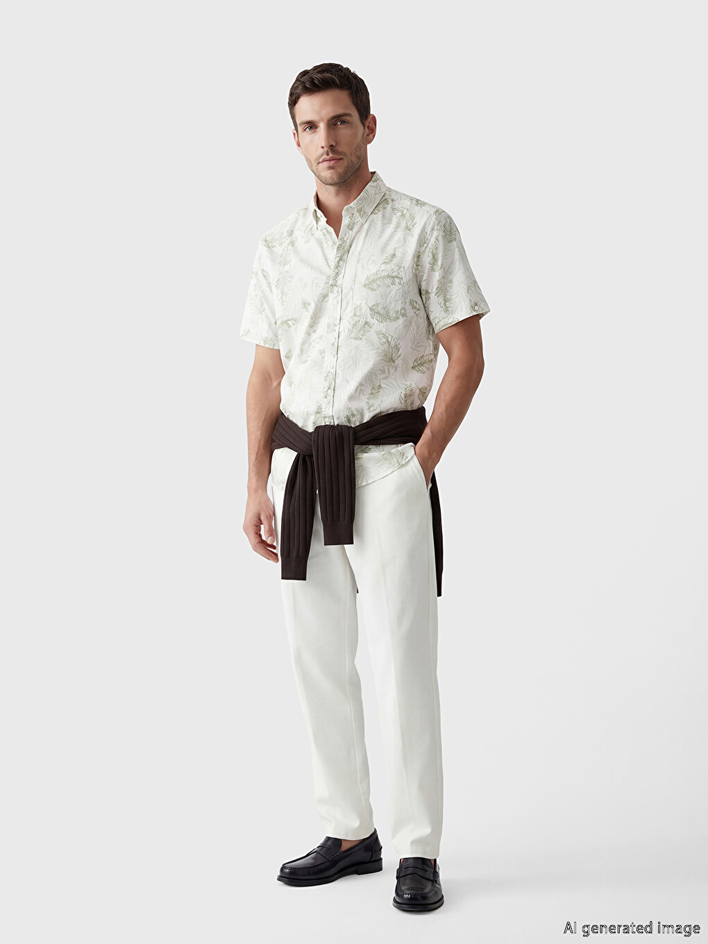 Regular Fit Patterned Men's Shirt-1