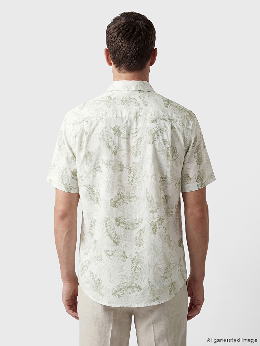Regular Fit Patterned Men's Shirt-3