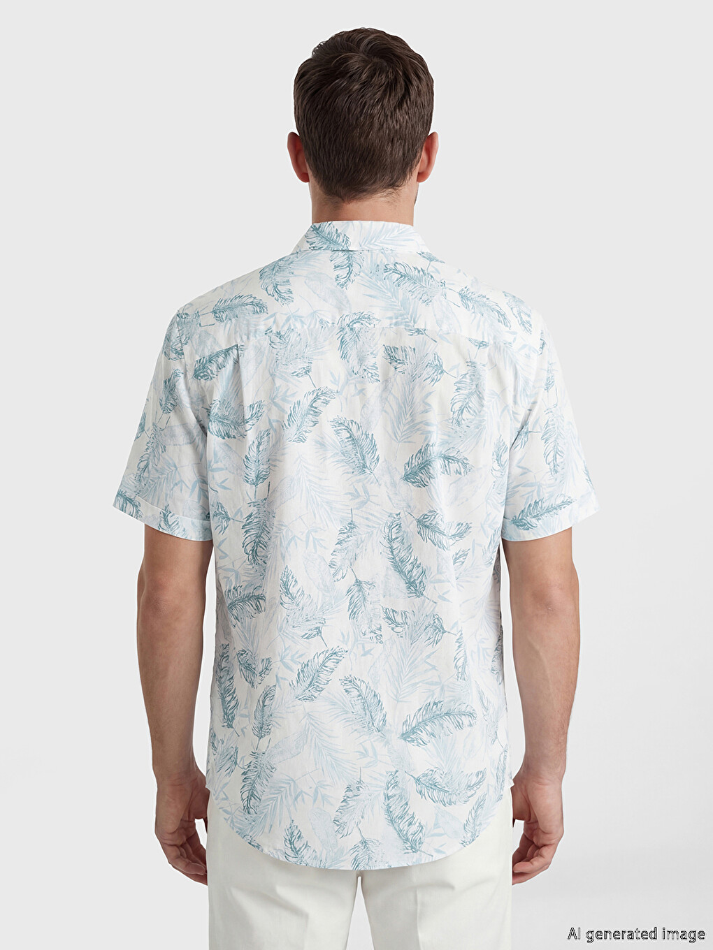 Regular Fit Patterned Men's Shirt-3