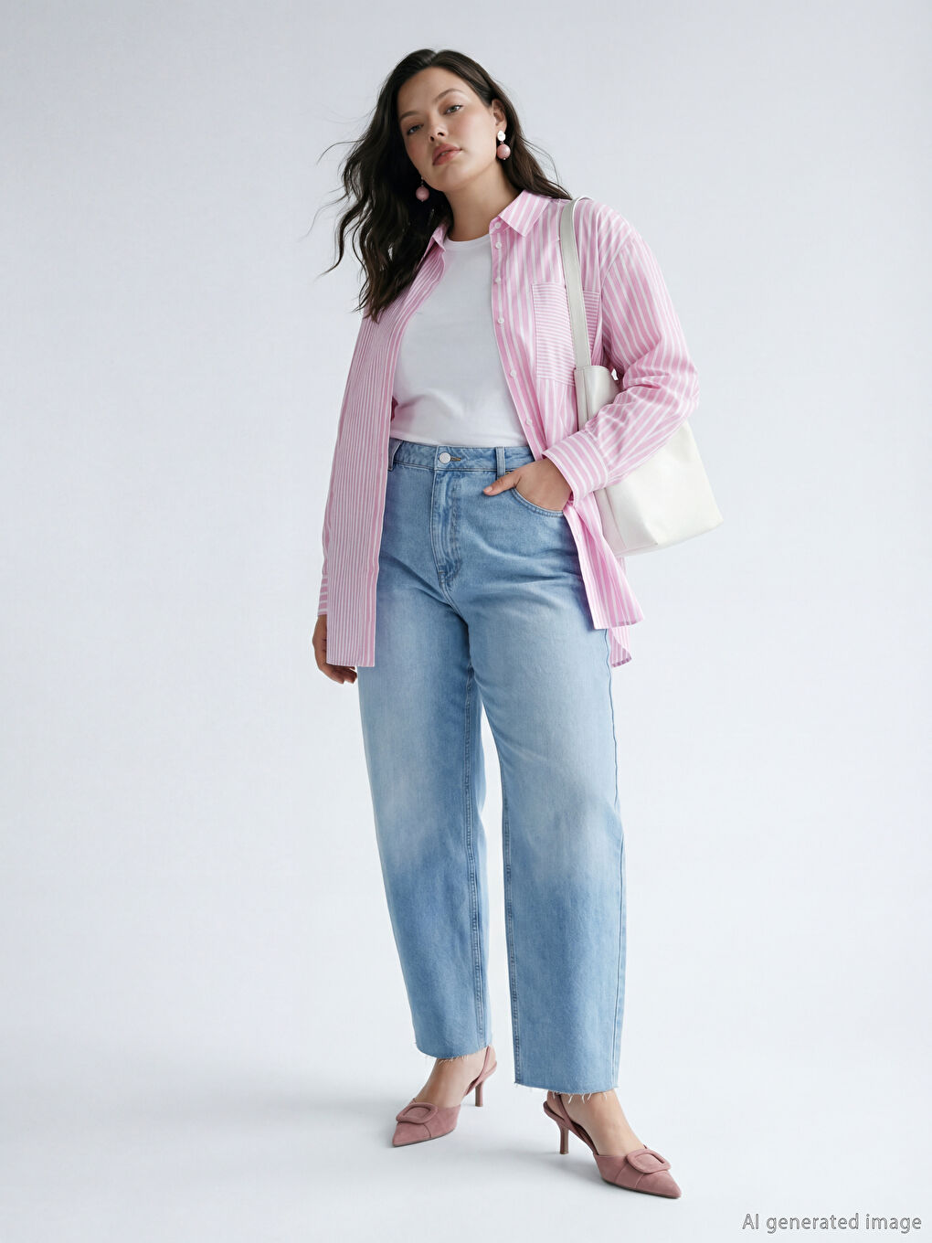 İndigo Barrel Fit Kadın Jean Pantolon