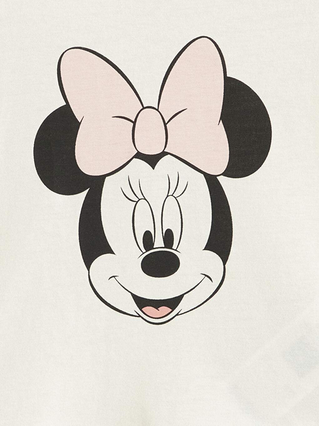 Minnie Mouse Baskılı Kız Bebek Tişört ve Şort-2