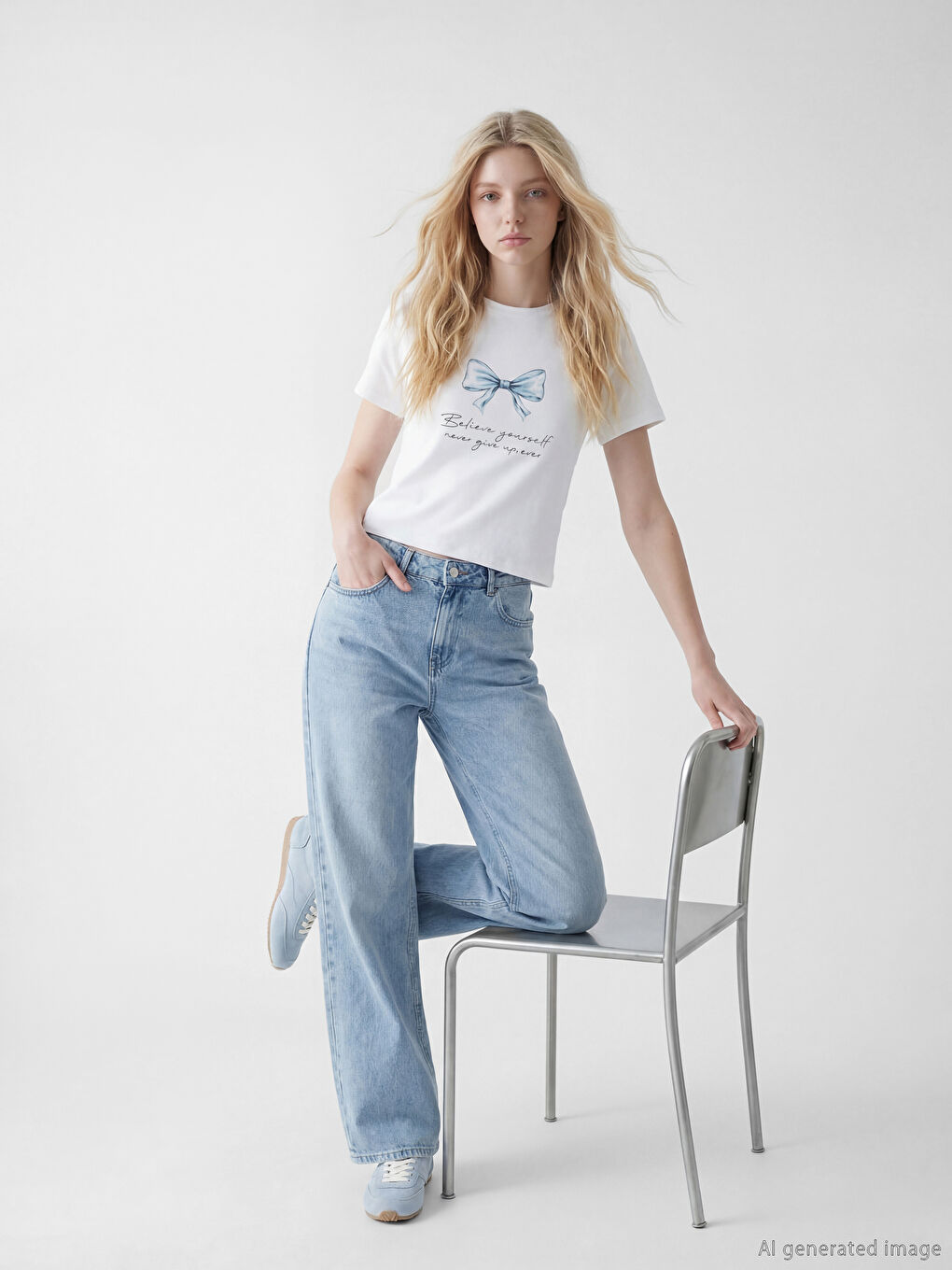 Woman WHITE T-Shirt-1