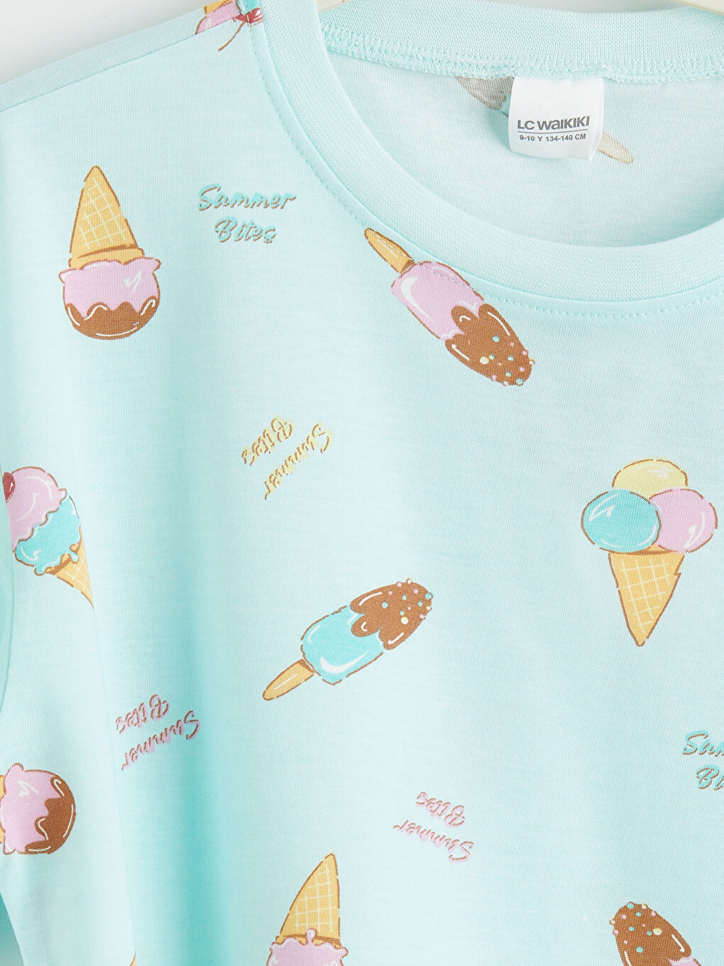 Girl TURQUOISE Shortie Pyjama Set-5