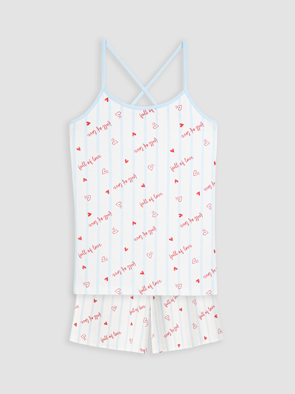 Ensemble pyjama court Écrou Fille
