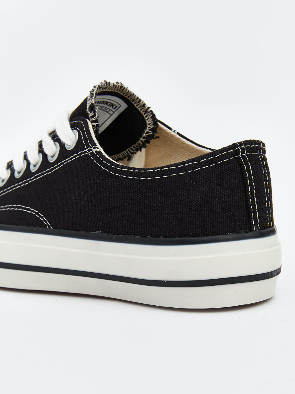 Siyah Bağcıklı Erkek Çocuk Spor Ayakkabı-4