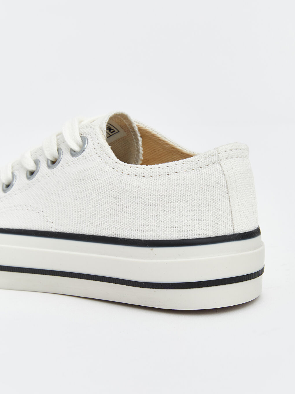 Beyaz Bağcıklı Erkek Çocuk Spor Ayakkabı-4