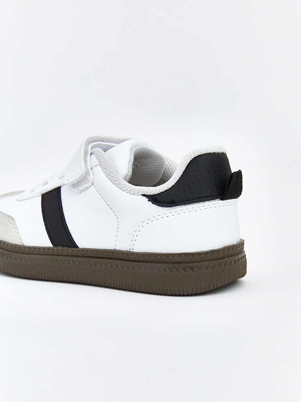 Beyaz Bağcık ve Cırt Cırtlı Erkek Bebek Spor Ayakkabı-4