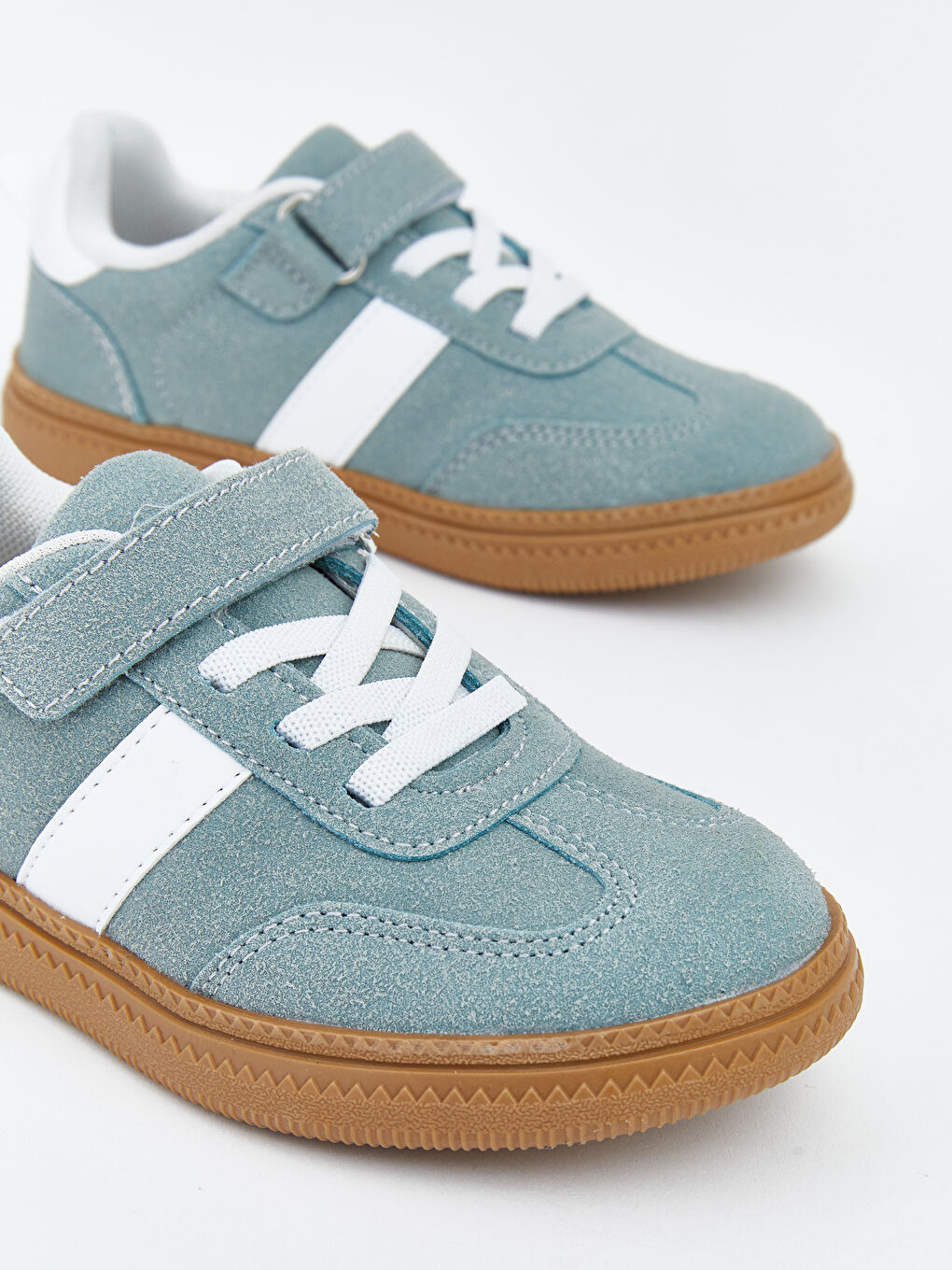 Yeşil Bağcık ve Cırt Cırtlı Erkek Bebek Spor Ayakkabı-2