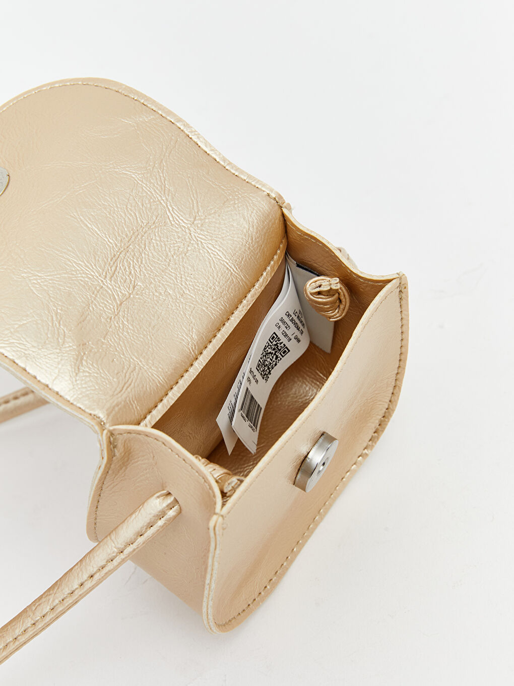 Sarı Deri Görünümlü Kız Çocuk Omuz Çantası-3