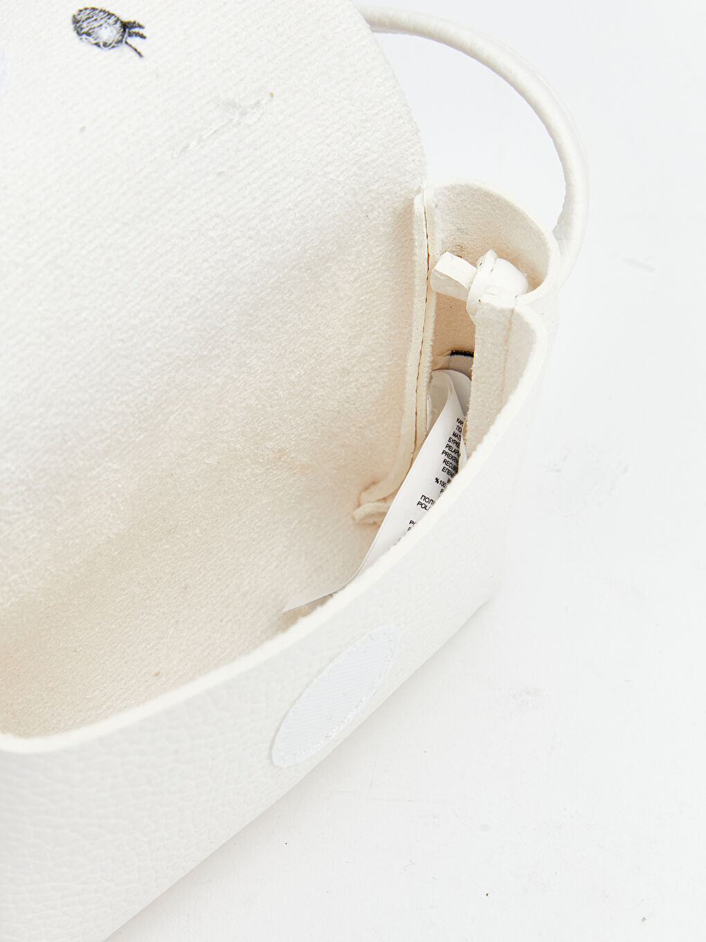 Ekru Hayvan Figürlü Kız Çocuk Omuz Çantası-2