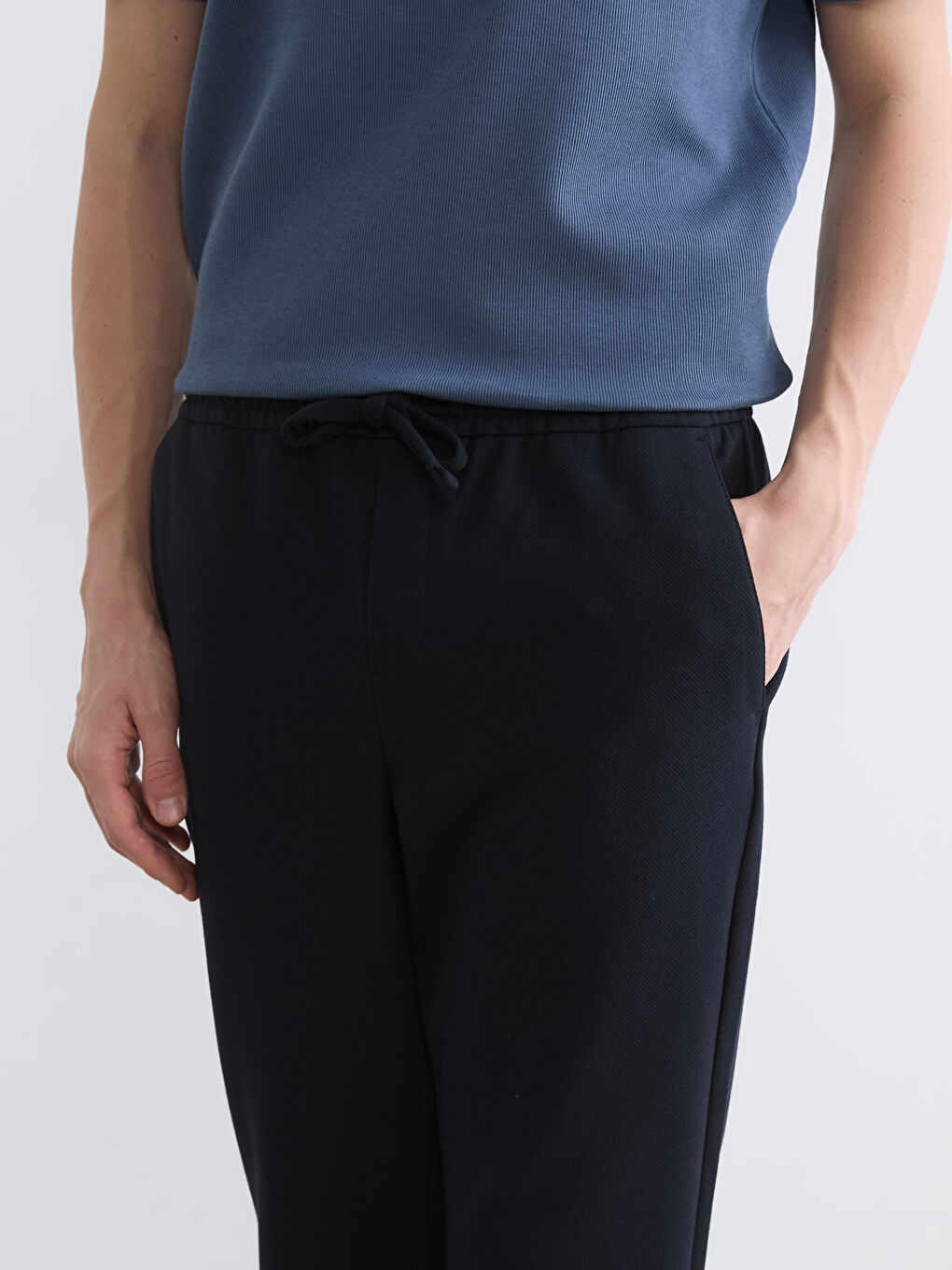 پانتۆڵ کەمەر لاستیک ئاسایی بۆ پیاوان-3