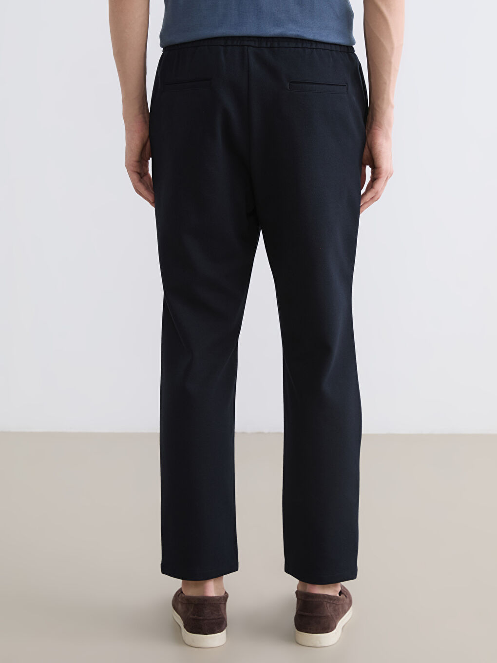 پانتۆڵ کەمەر لاستیک ئاسایی بۆ پیاوان-4