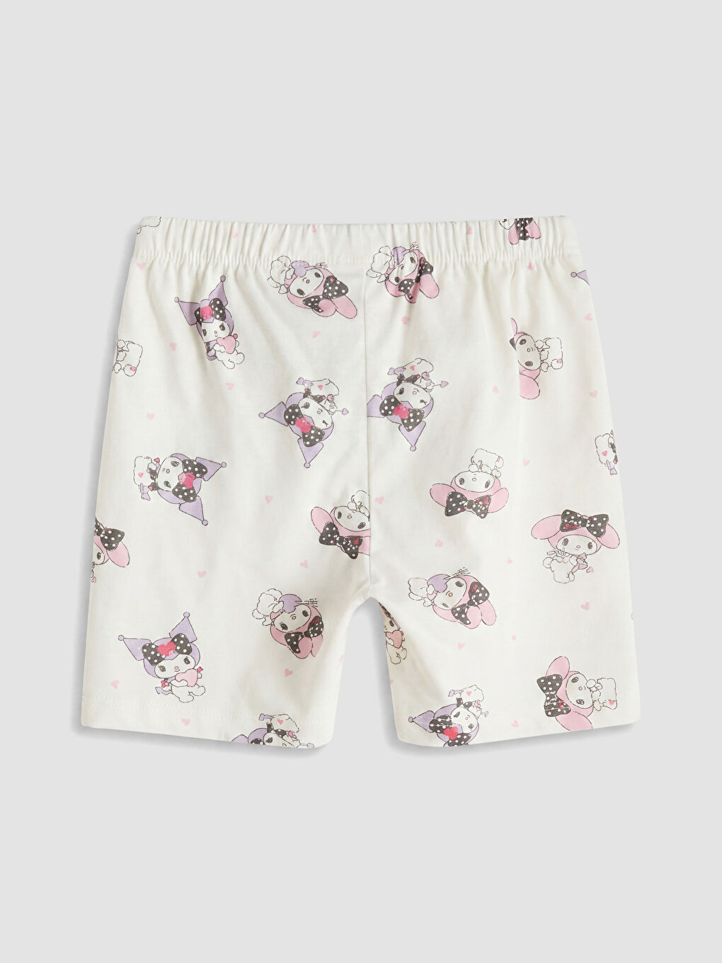 Kuromi Printed Girls' Shortie Pyjamas Set-5