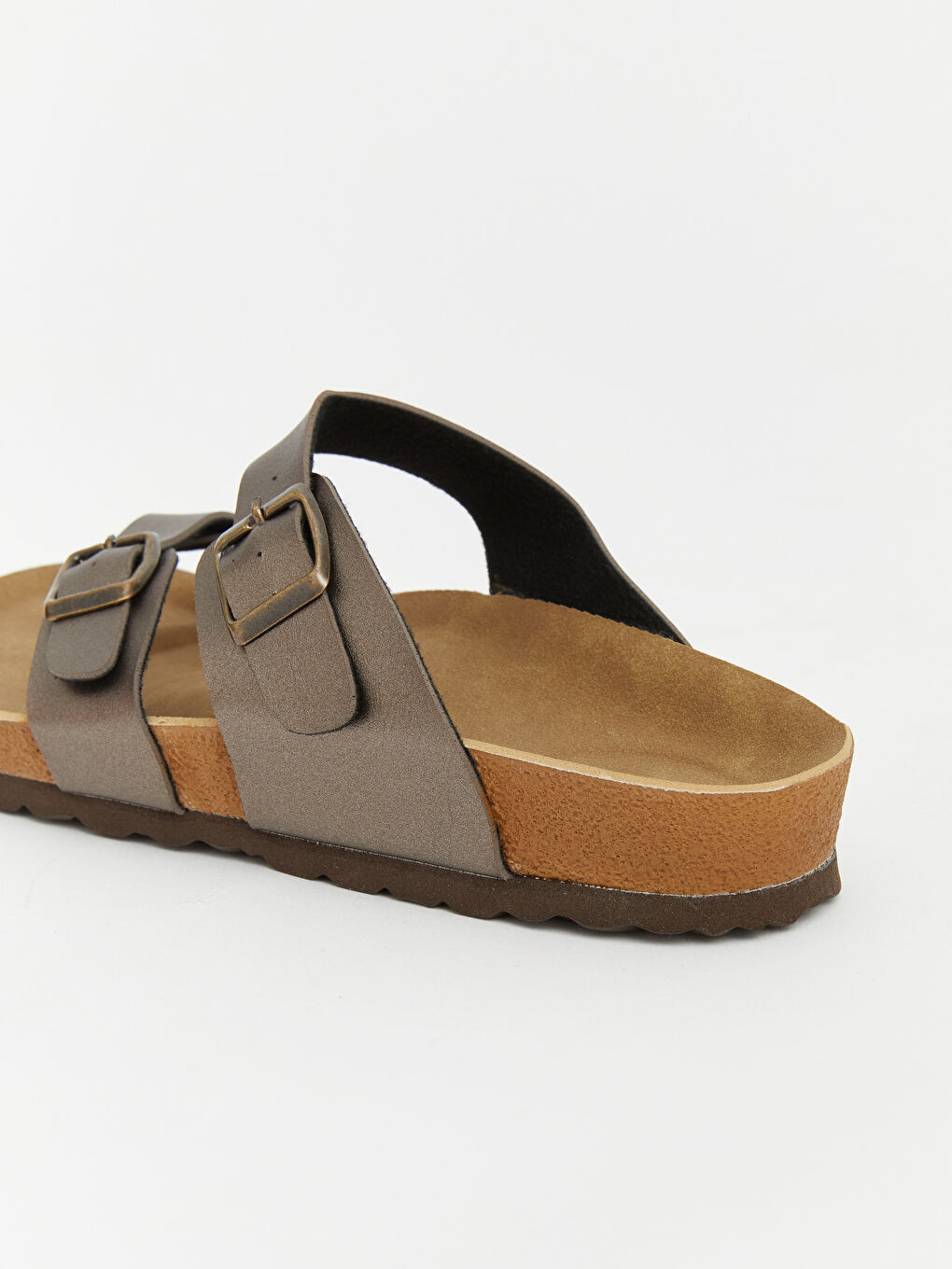 Bej Parmak Arası Kadın Terlik-3