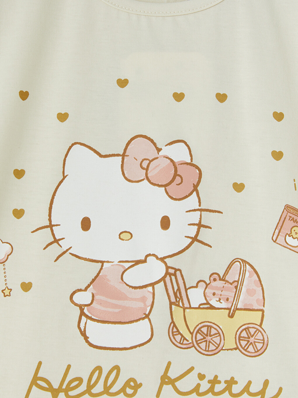 Hello Kitty Printed Girls' Shortie Pyjamas Set-2