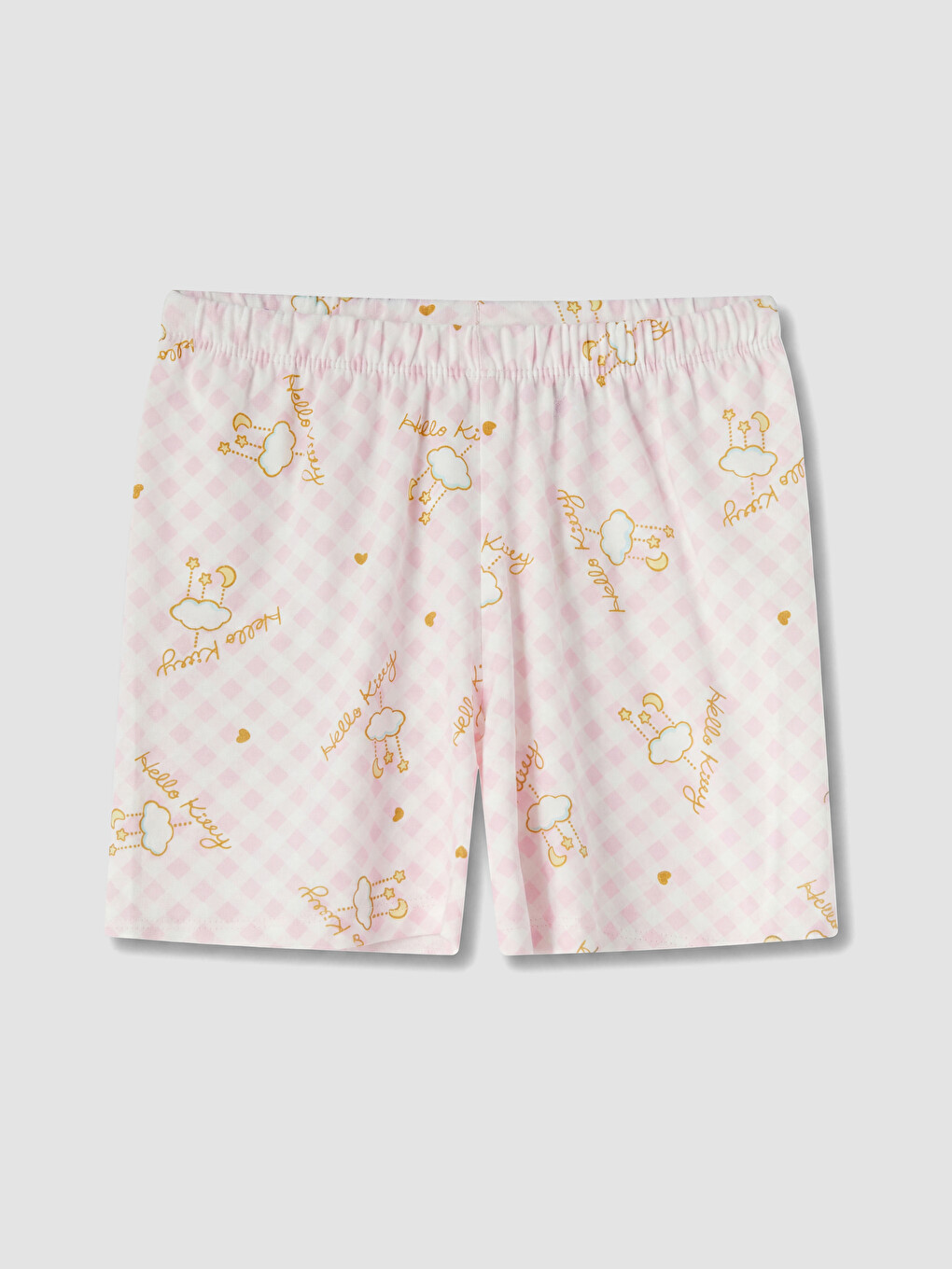 Hello Kitty Printed Girls' Shortie Pyjamas Set-4