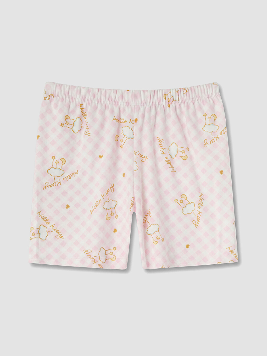 Hello Kitty Printed Girls' Shortie Pyjamas Set-6