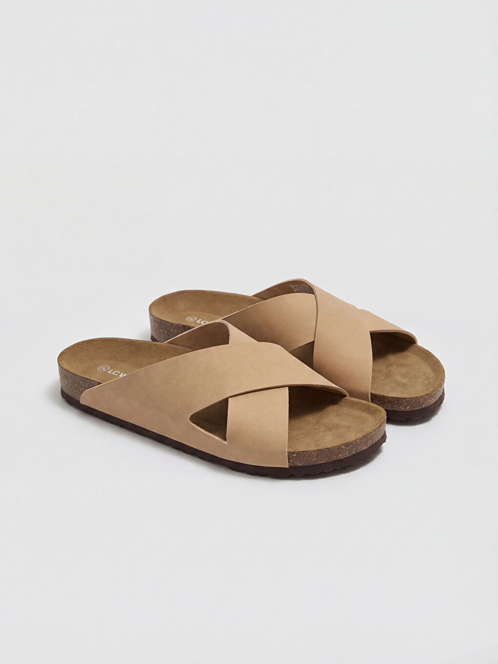 Men's Sliders with Criss-Cross Straps