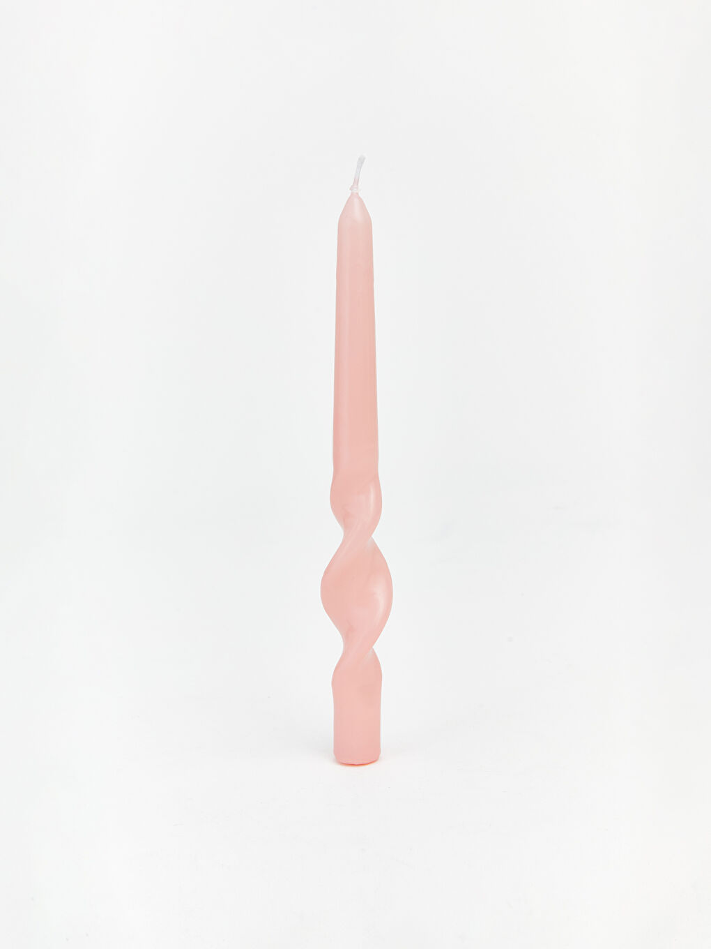 Pembe Dekoratif Şamdan Mum 2'li-1