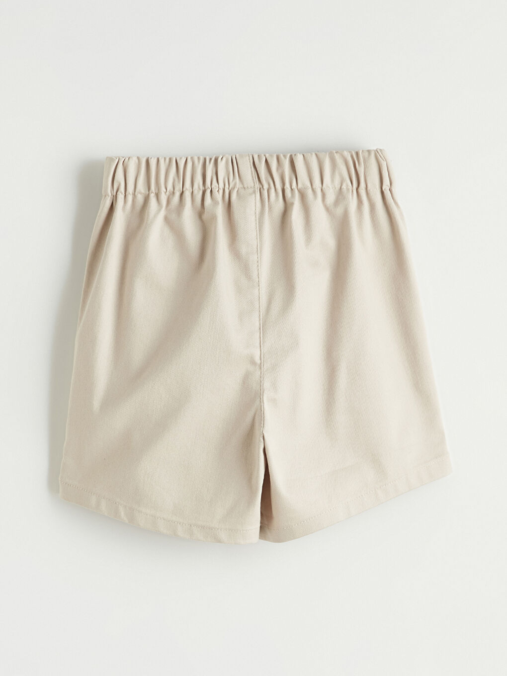 Bej Fırfır Detaylı Kız Çocuk Şort Etek-2